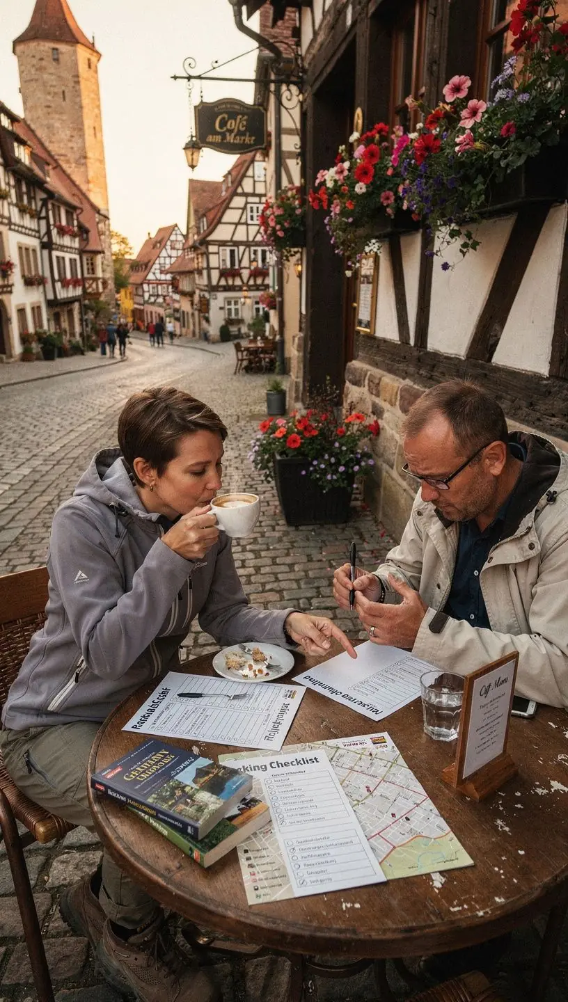 Eine Karte mit Wanderwegen in einem deutschen Naturreservat, die zur Erkundung einlädt.